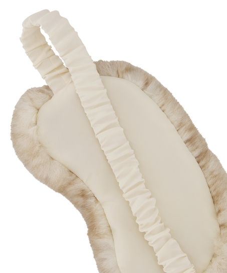 Masque de nuit Fake Fur, Gris