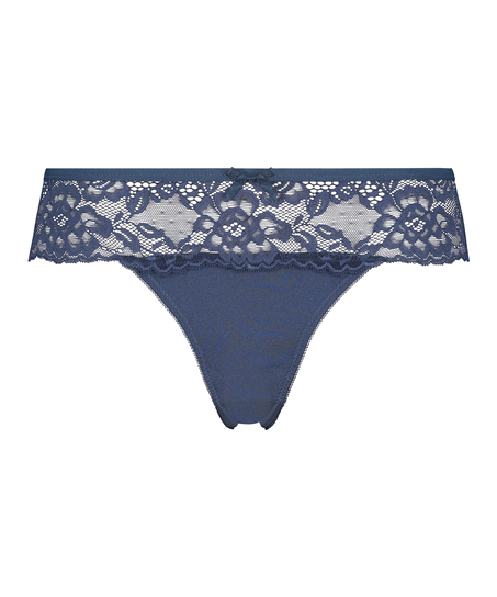 Boxer string Bianca, Bleu