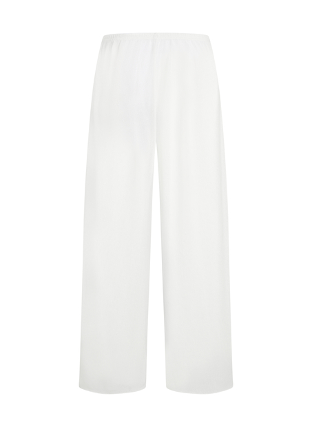 Pantalon de plage en maille, Blanc
