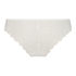 Slip brésilien iInvisible Lace Back, Blanc