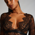 Top Allover Lace, Noir