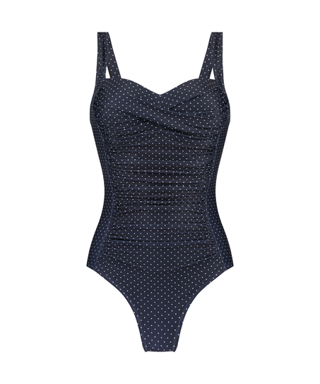 Maillot de bain Shaping Scallop, Bleu