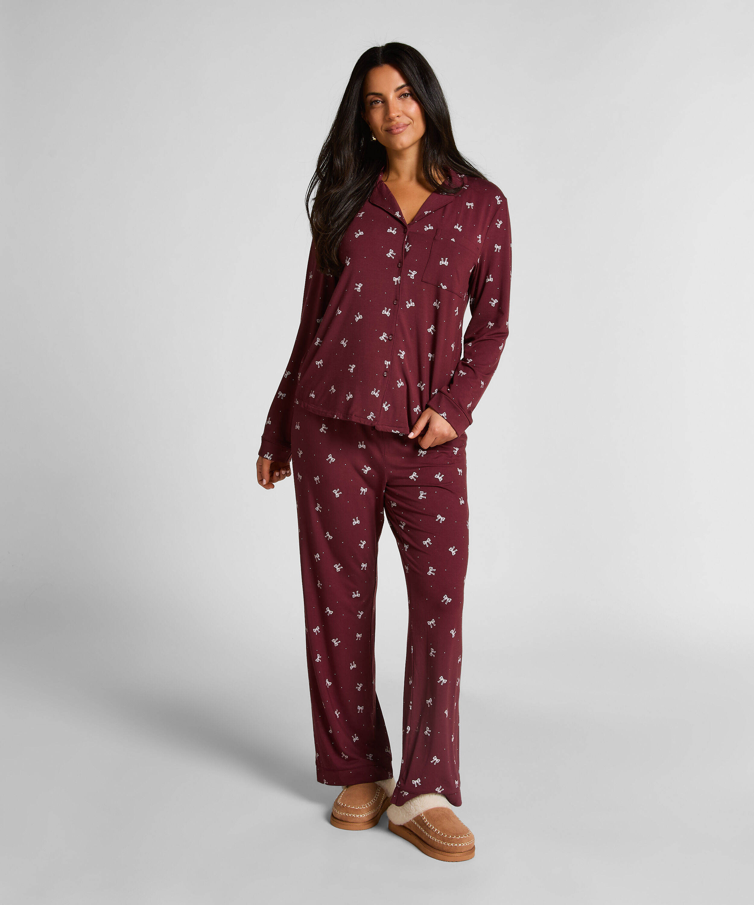 Pantalon en jersey Essential, Rouge Pantalon en jersey Essential, Rouge