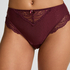 Slip taille haute Sophie, Rouge