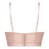 Soutien-gorge rembourré à armatures longline Malika, Rose