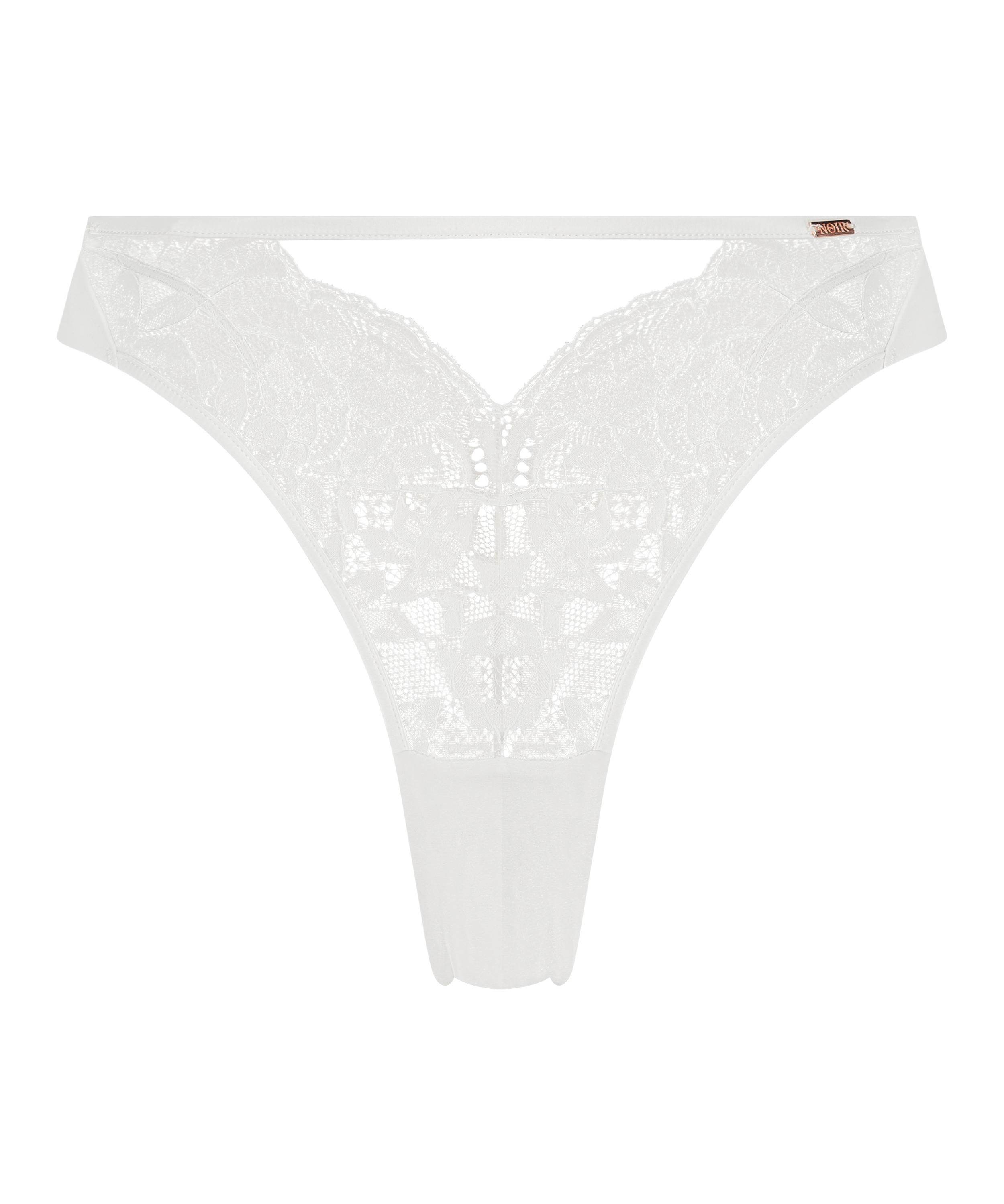 Slip brésilien Indigo, Blanc, main