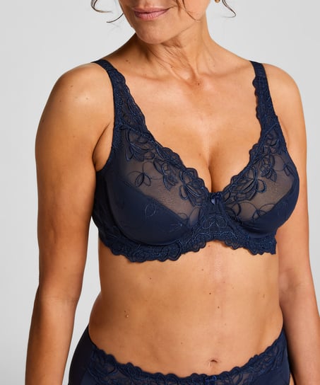 Soutien-gorge à armatures non-préformé Diva, Bleu