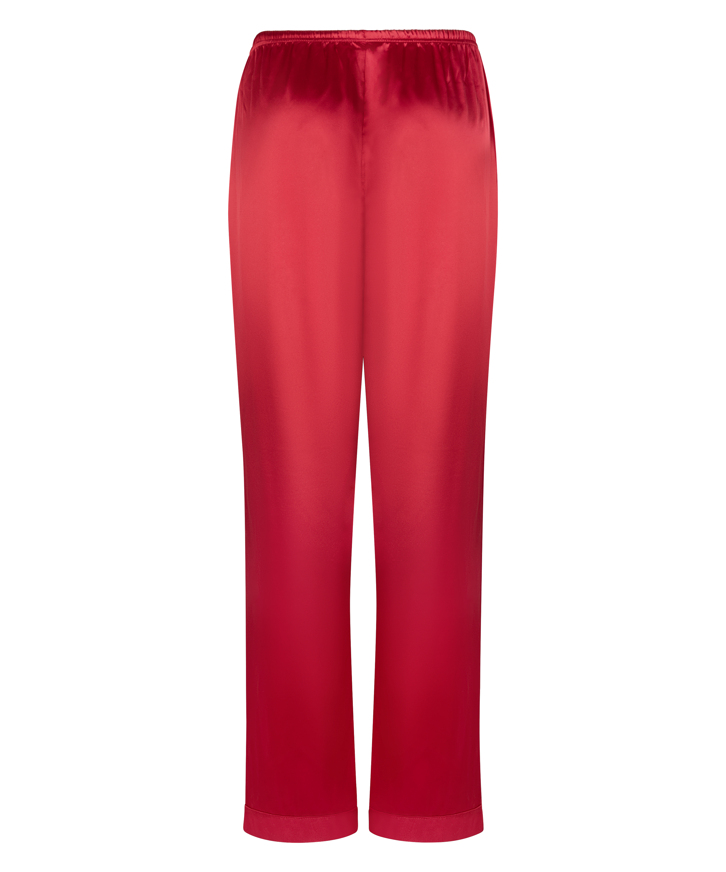 Pantalon Satin, Rouge, main
