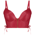 Soutien-gorge à armatures préformé push-up Manu, Rouge