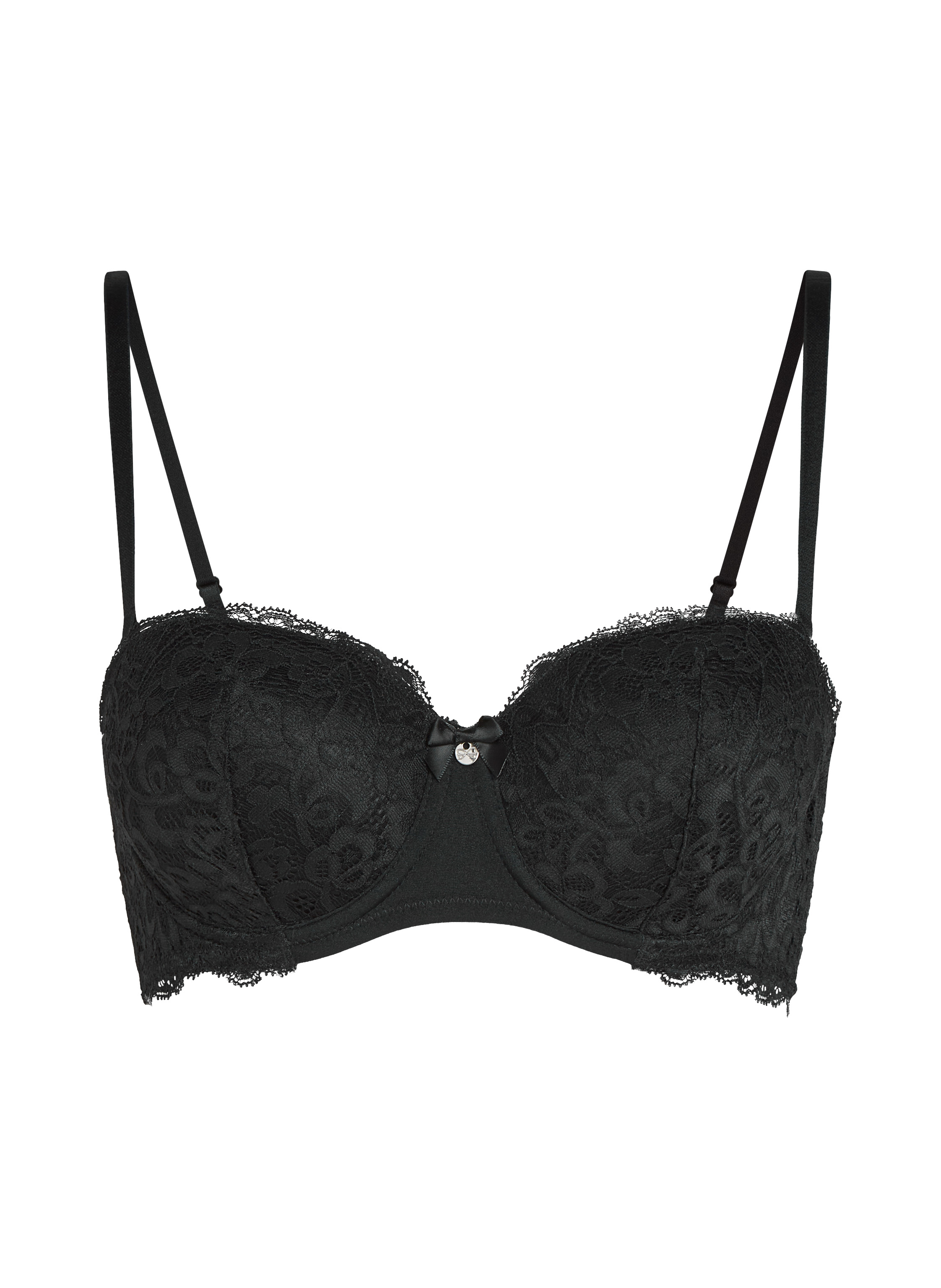 Soutien-gorge à armatures préformé Marine, Noir, main