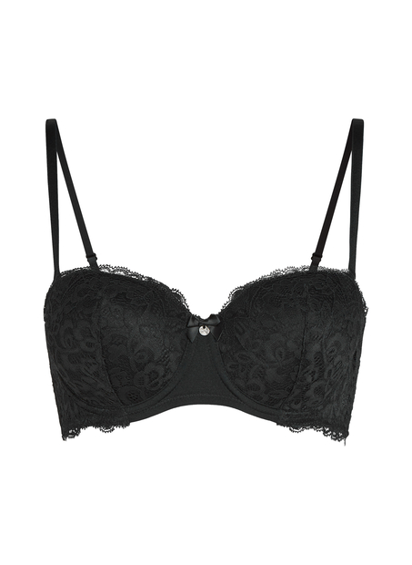 Soutien-gorge à armatures préformé Marine, Noir