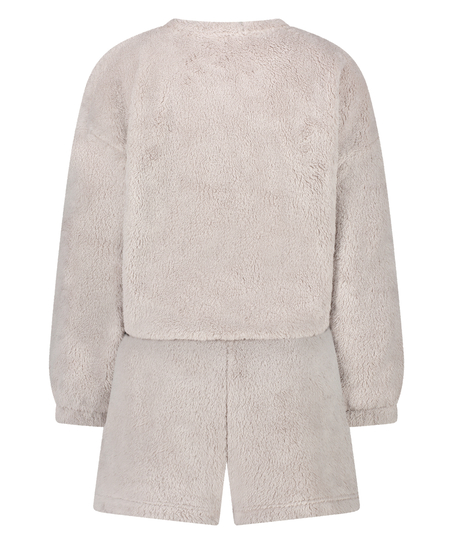 Ensemble pyjama Fleece, Gris