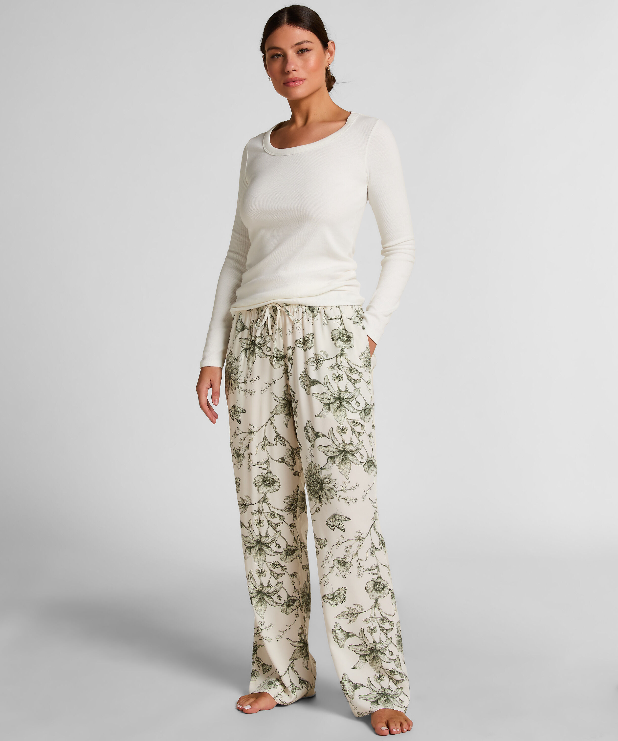 Pantalon de pyjama Storylover, Blanc
