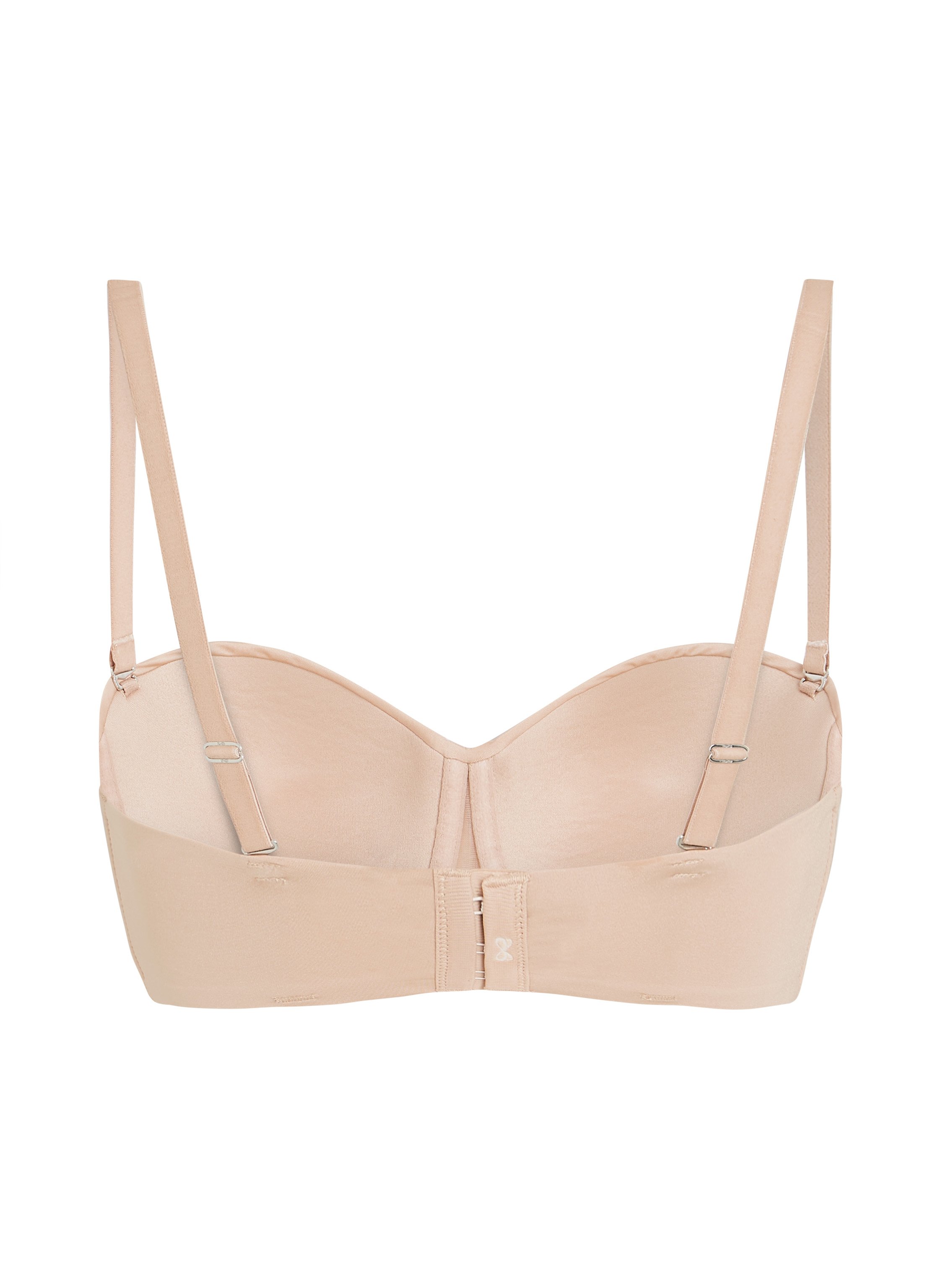 Soutien-gorge push-up sans bretelles à armatures préformé Smooth, Beige, main