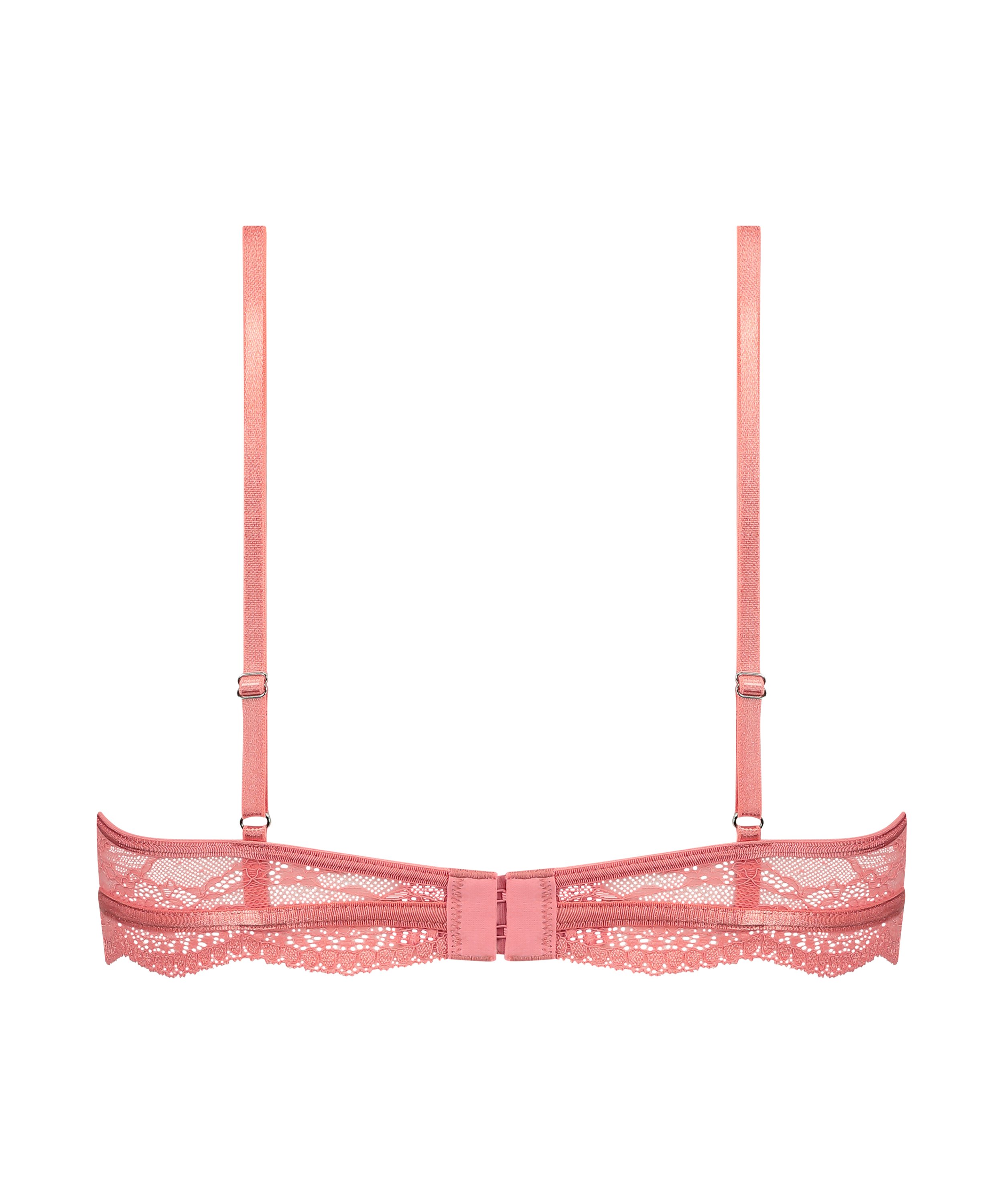 Soutien-gorge non-rembourr&eacute; &agrave; armatures Isabelle, Rose, main