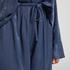 Pantalon Satin, Bleu