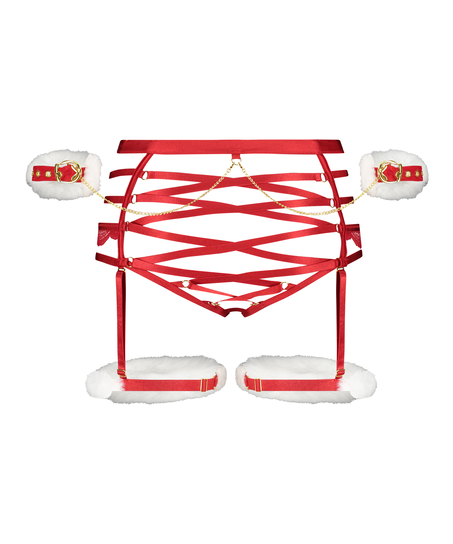 Haut slip brésilien Cindy, Rouge