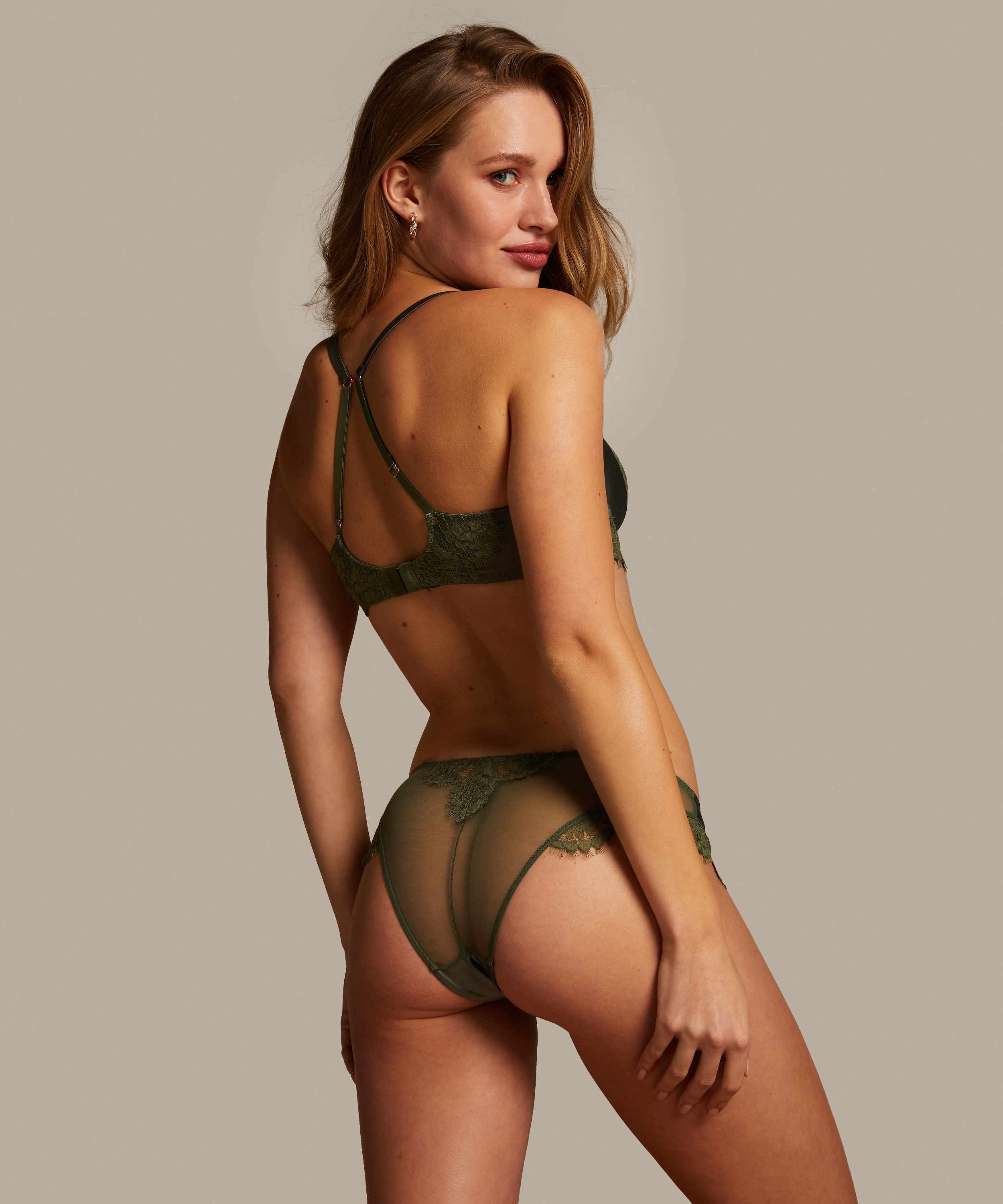 Culotte br&eacute;silienne Hannako, Vert, main