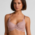 Soutien-gorge à armatures rembourré longline Essie, Violet