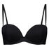 Soutien-gorge maximiseur pr&eacute;form&eacute; sans bretelles, Noir