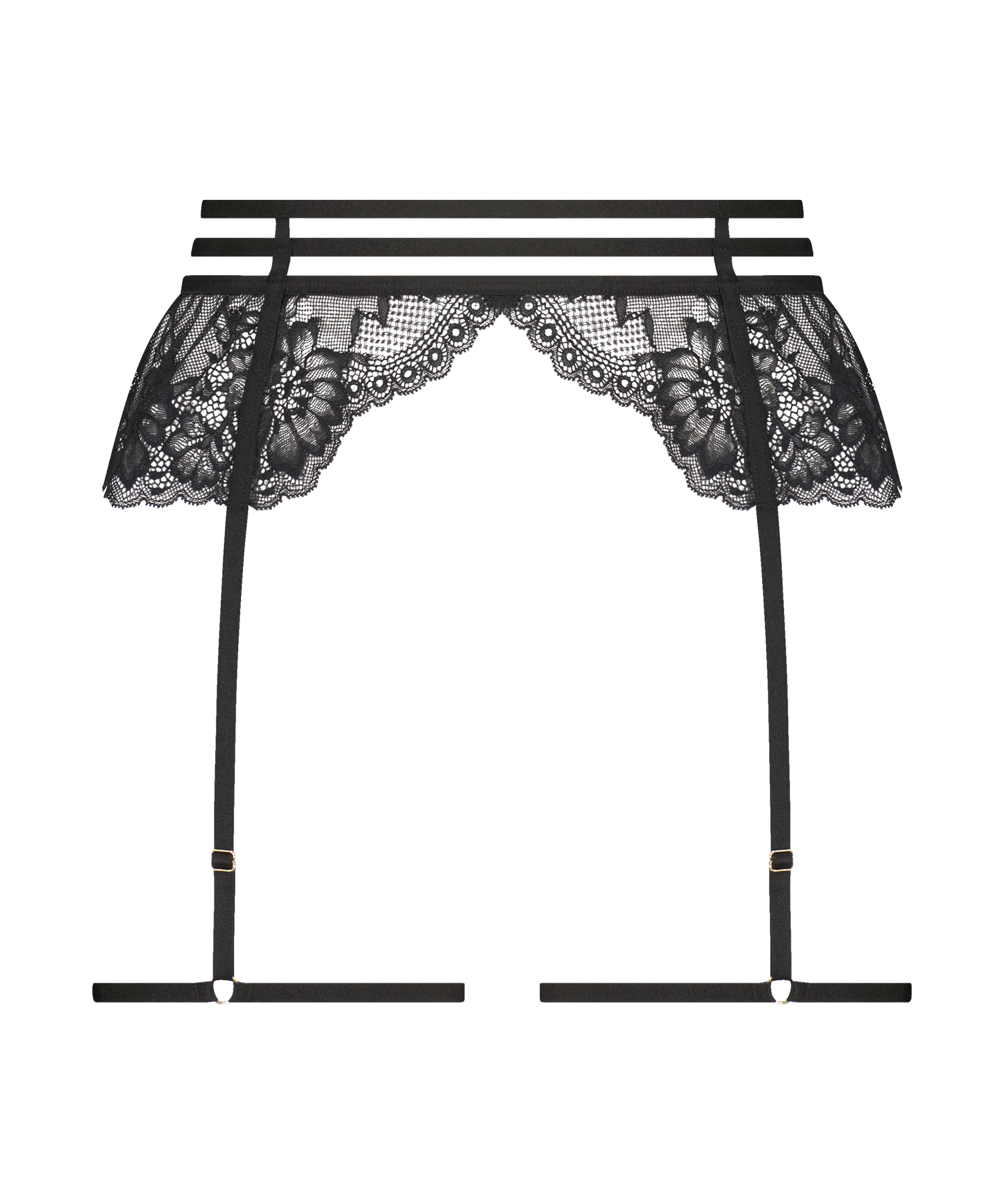 Porte-jarretelles Roxanne, Noir, main