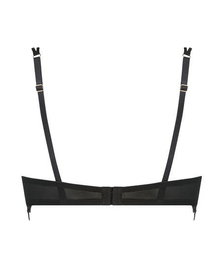 Soutien-gorge bustier non rembourré à armatures Mila, Noir