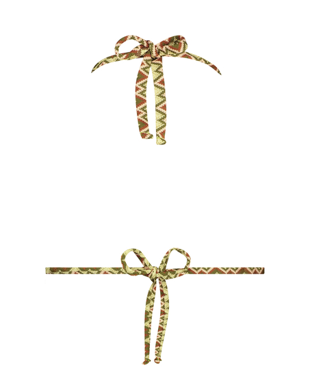 Haut de bikini triangle Alcapulco, Vert