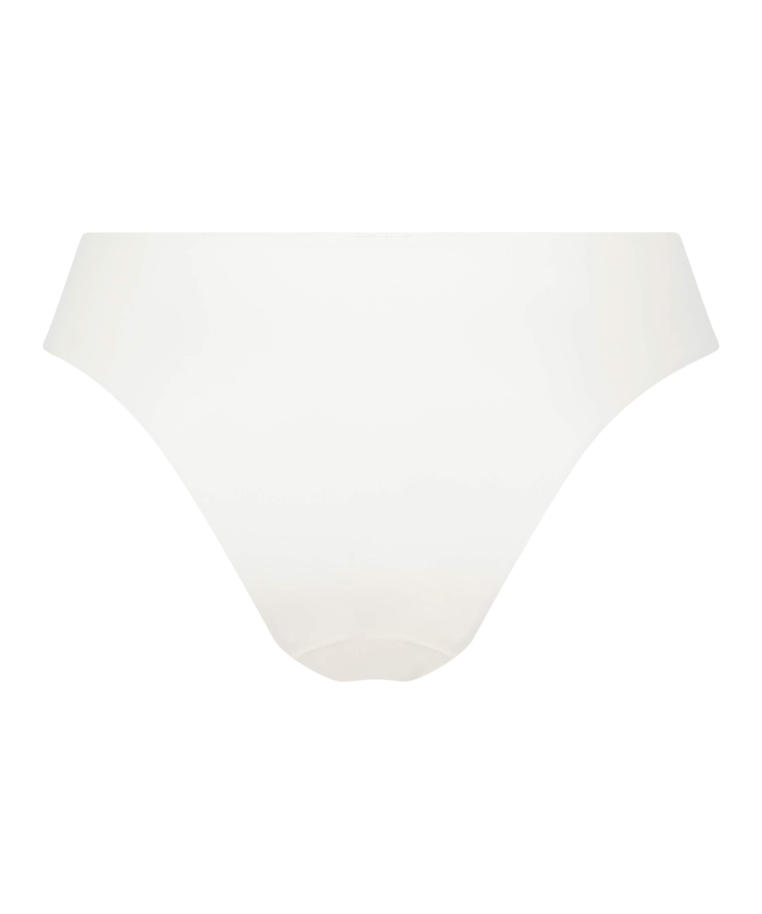 Bas de bikini échancré, Blanc, main
