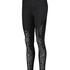 Legging de sport en flocage léopard taille haute HKMX, Noir