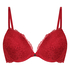 Soutien-gorge à armatures préformé push-up Marine, Rouge
