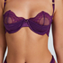 Soutien-gorge rembourré demi-bonnet à armatures préformé Belladonna, Violet