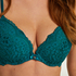 Soutien-gorge push-up &agrave; armatures rembourr&eacute; Rose, Vert