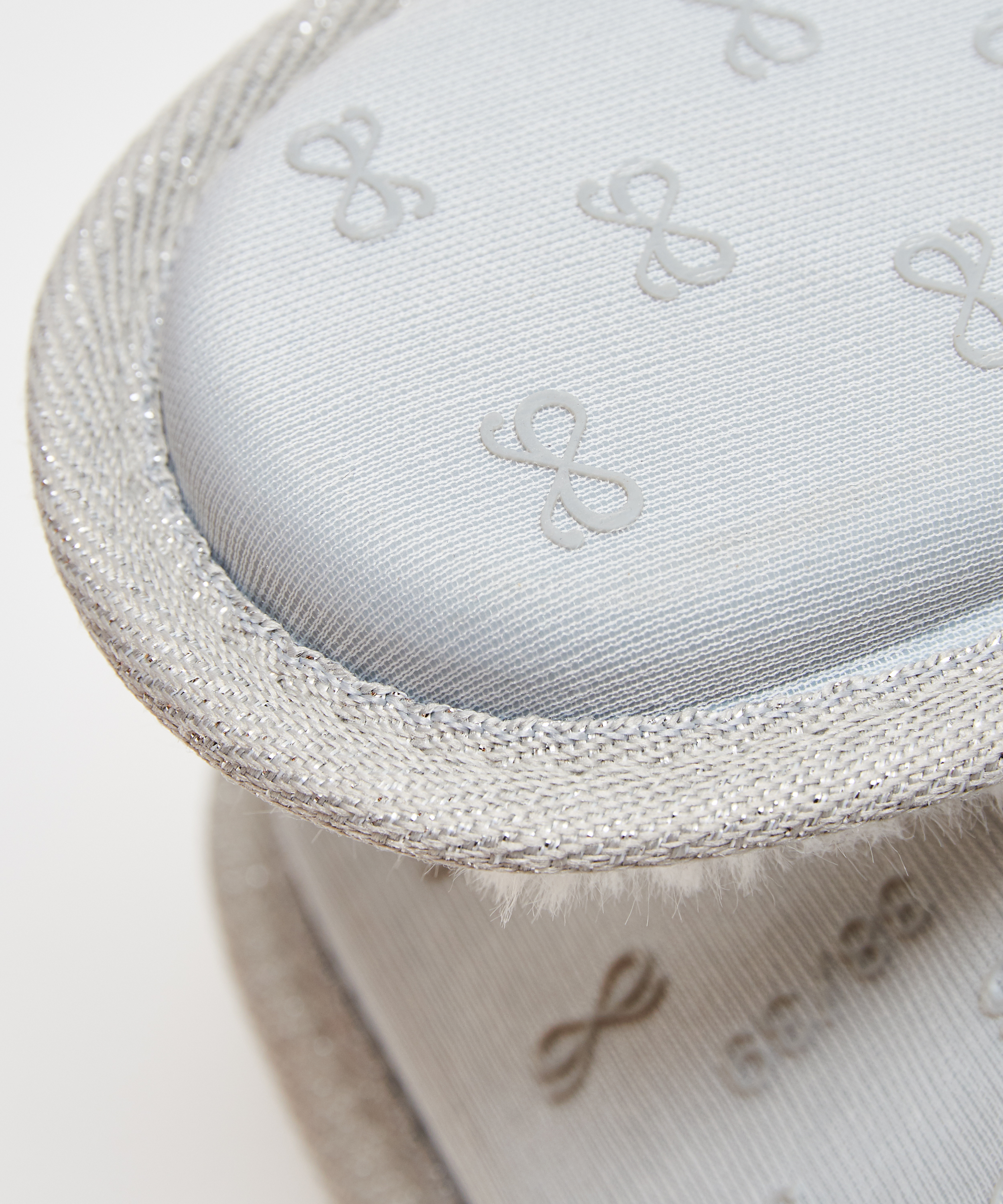 Pantoufles Fancy Knit, Gris, main