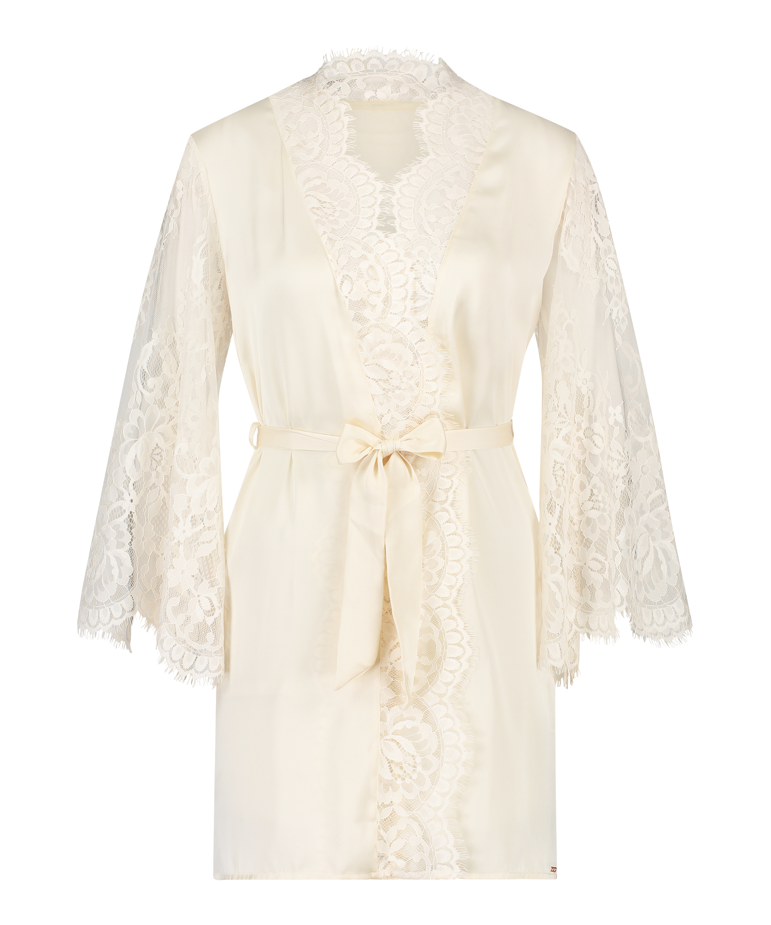 Kimono All Over Lace, Blanc, main