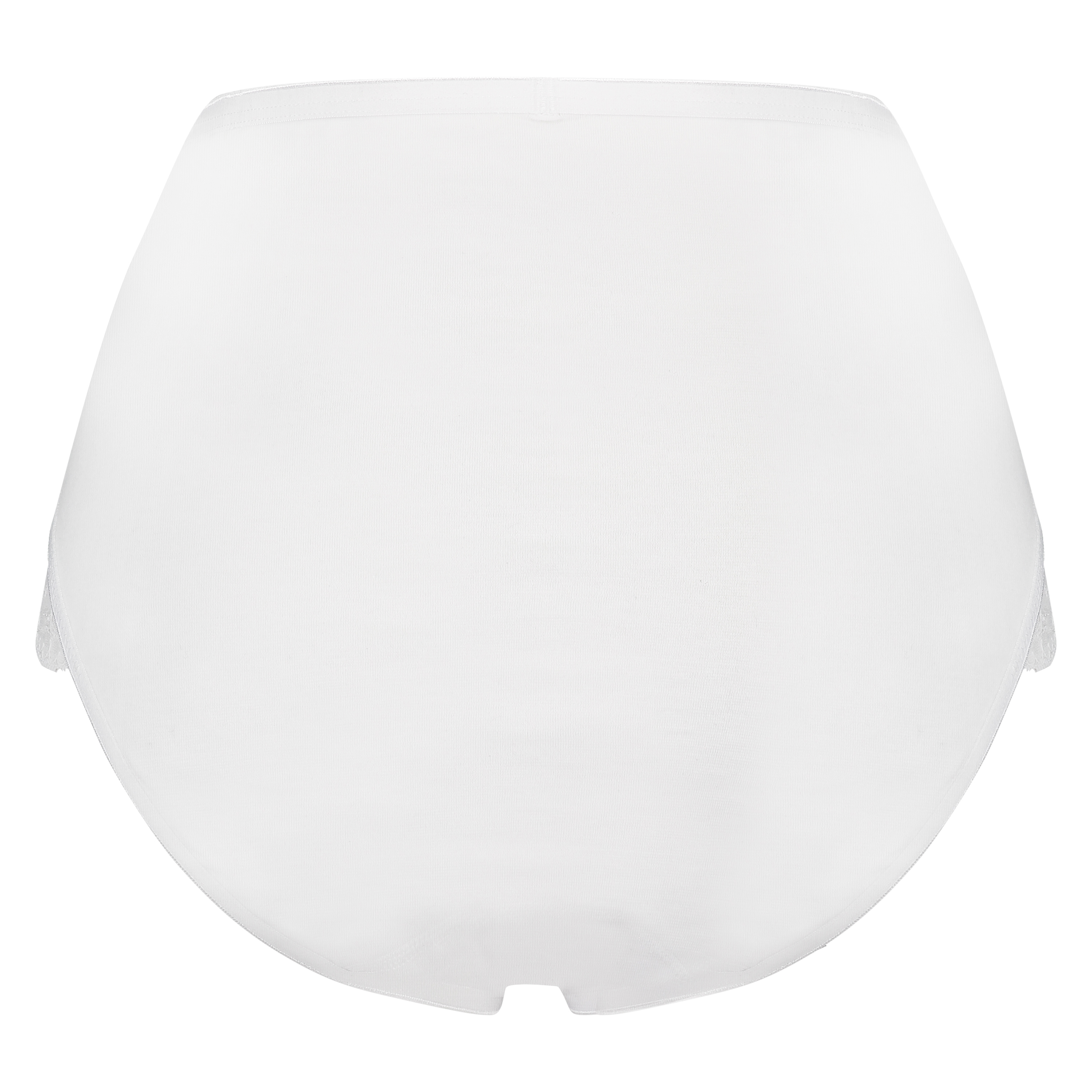 Superslip Lace Maxi coton, Blanc, main