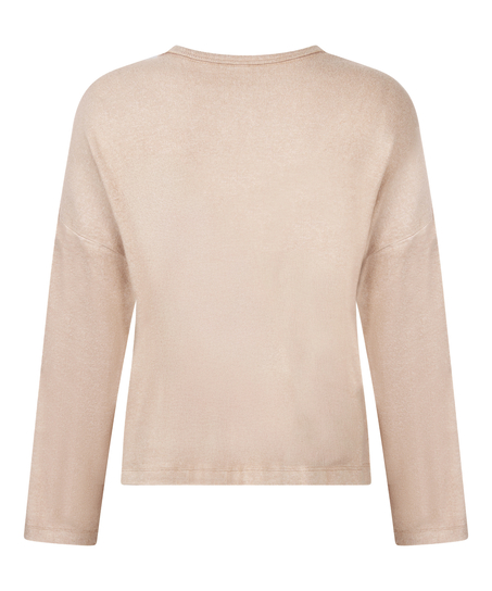 Haut de pyjama Jersey, Beige