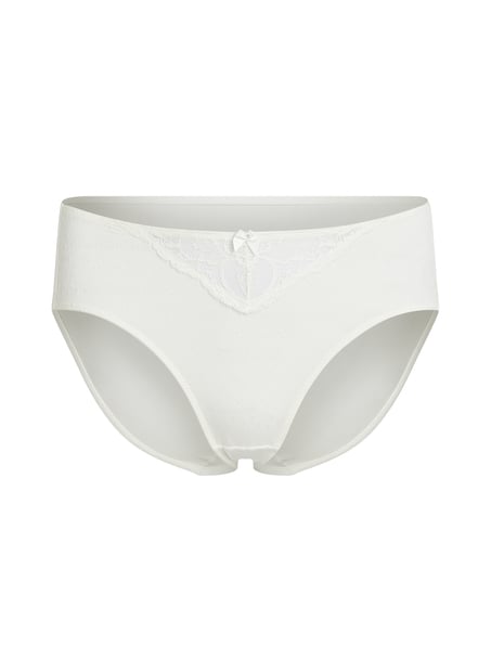 Slip taille haute Sophie, Blanc