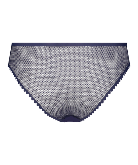 Slip brésilien invisible, Bleu