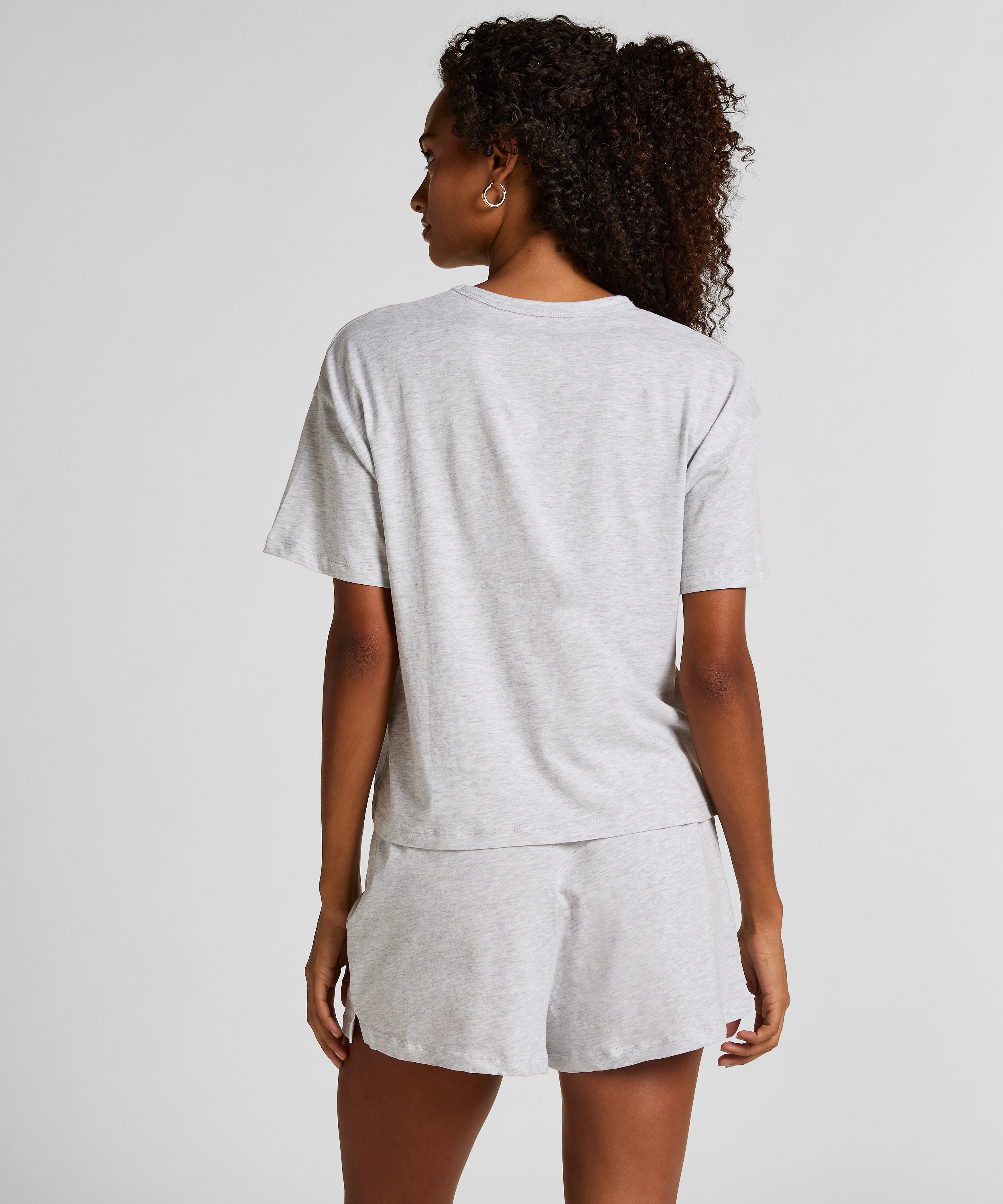 Pyjama Jersey Heart, Gris, main