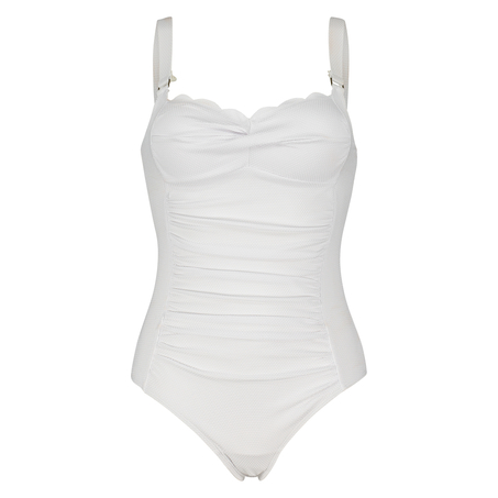 Maillot de bain Scallop Dreams Ocean, Blanc