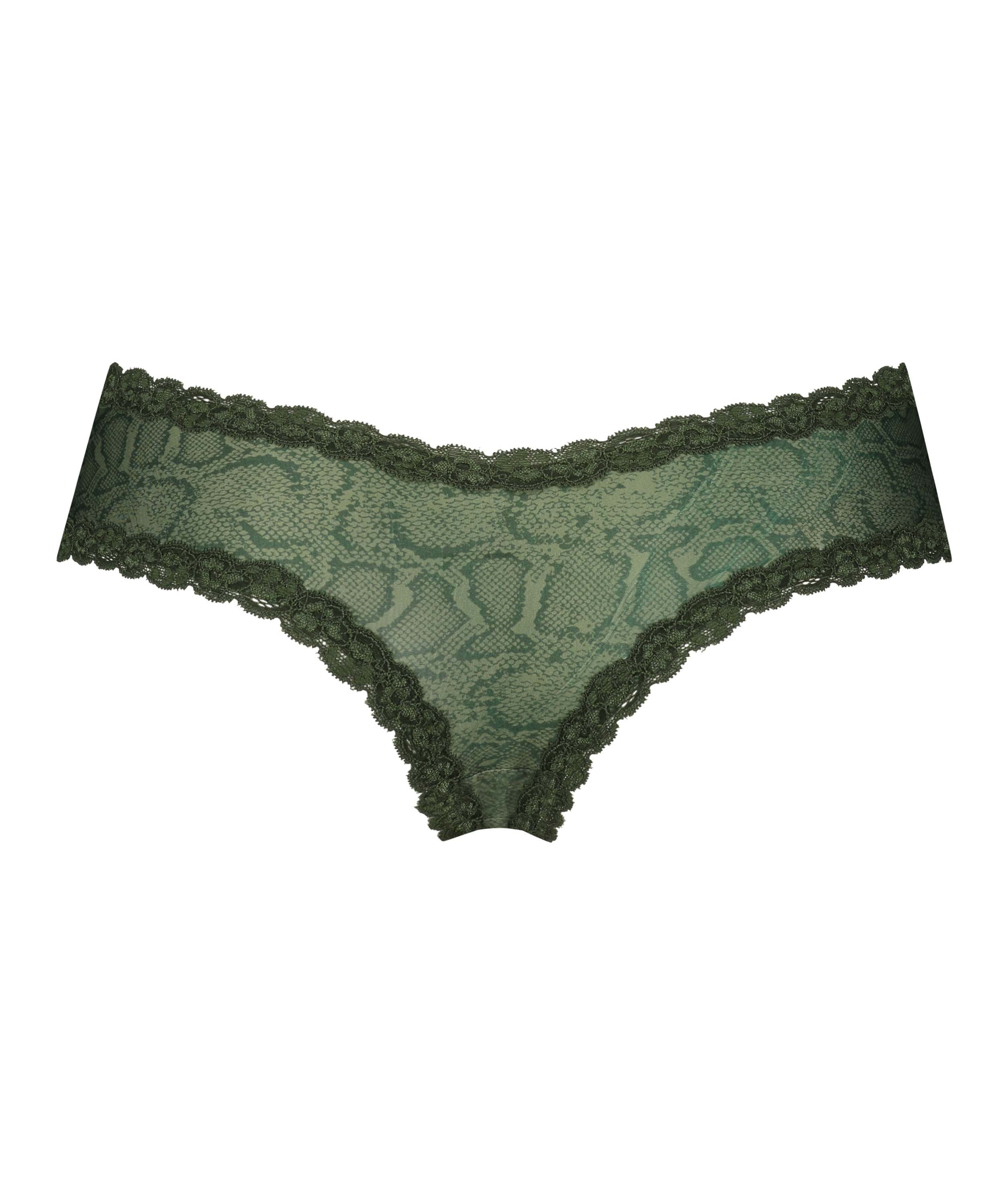 Slip br&eacute;silien V-shape Mesh, Vert, main