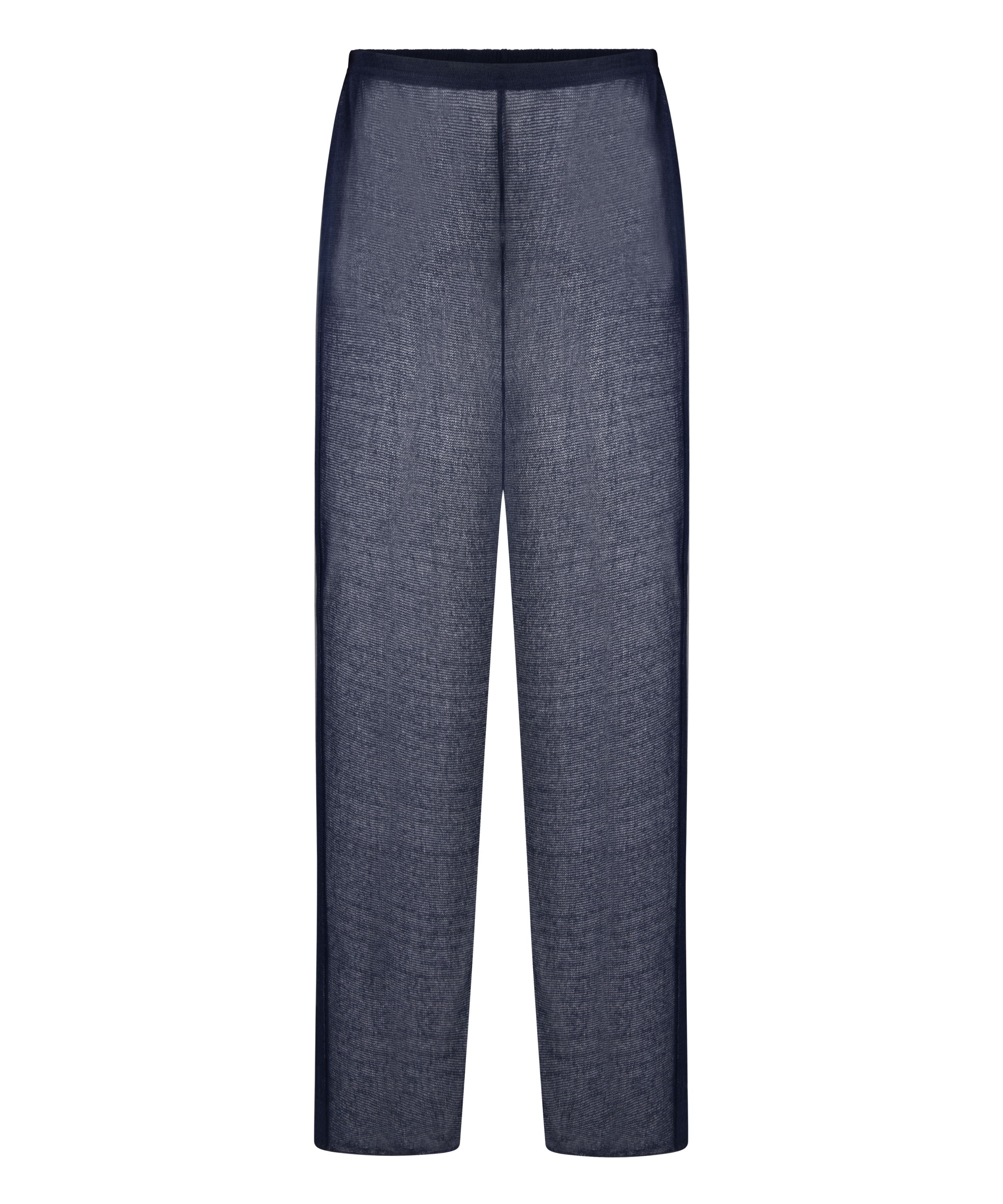 Pantalon de plage en maille, Bleu, main