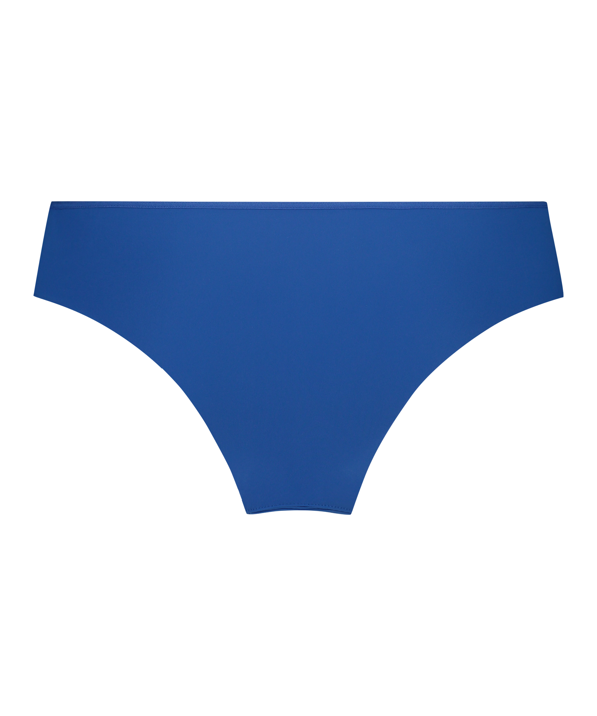 Slip brésilien Invisible Burned Out Stripe, Bleu, main