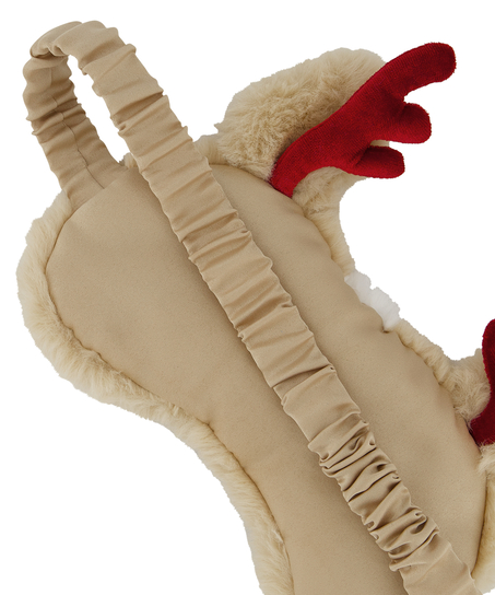 Masque de nuit Fake Fur, Beige