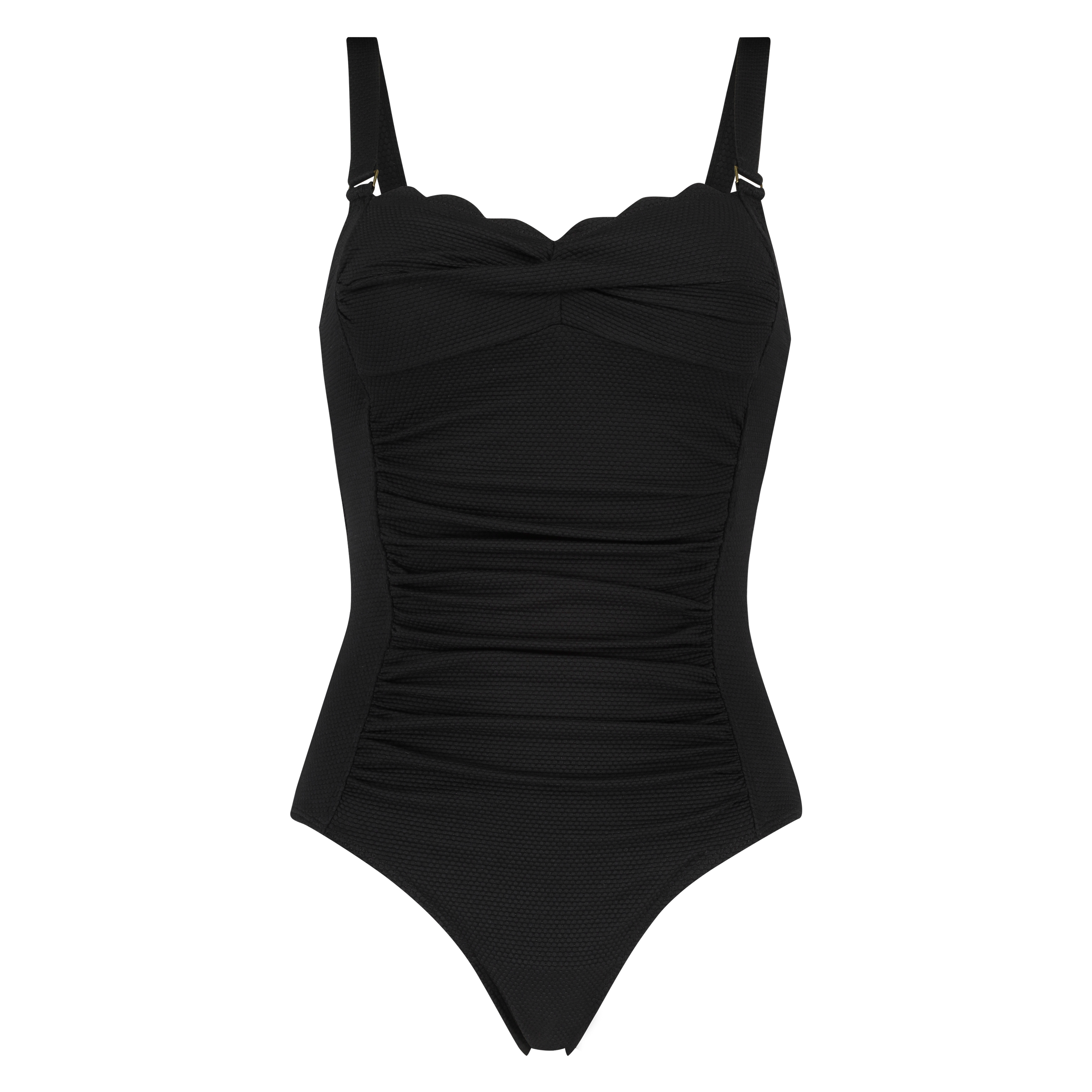 Maillot de bain Scallop Dreams Ocean, Noir, main