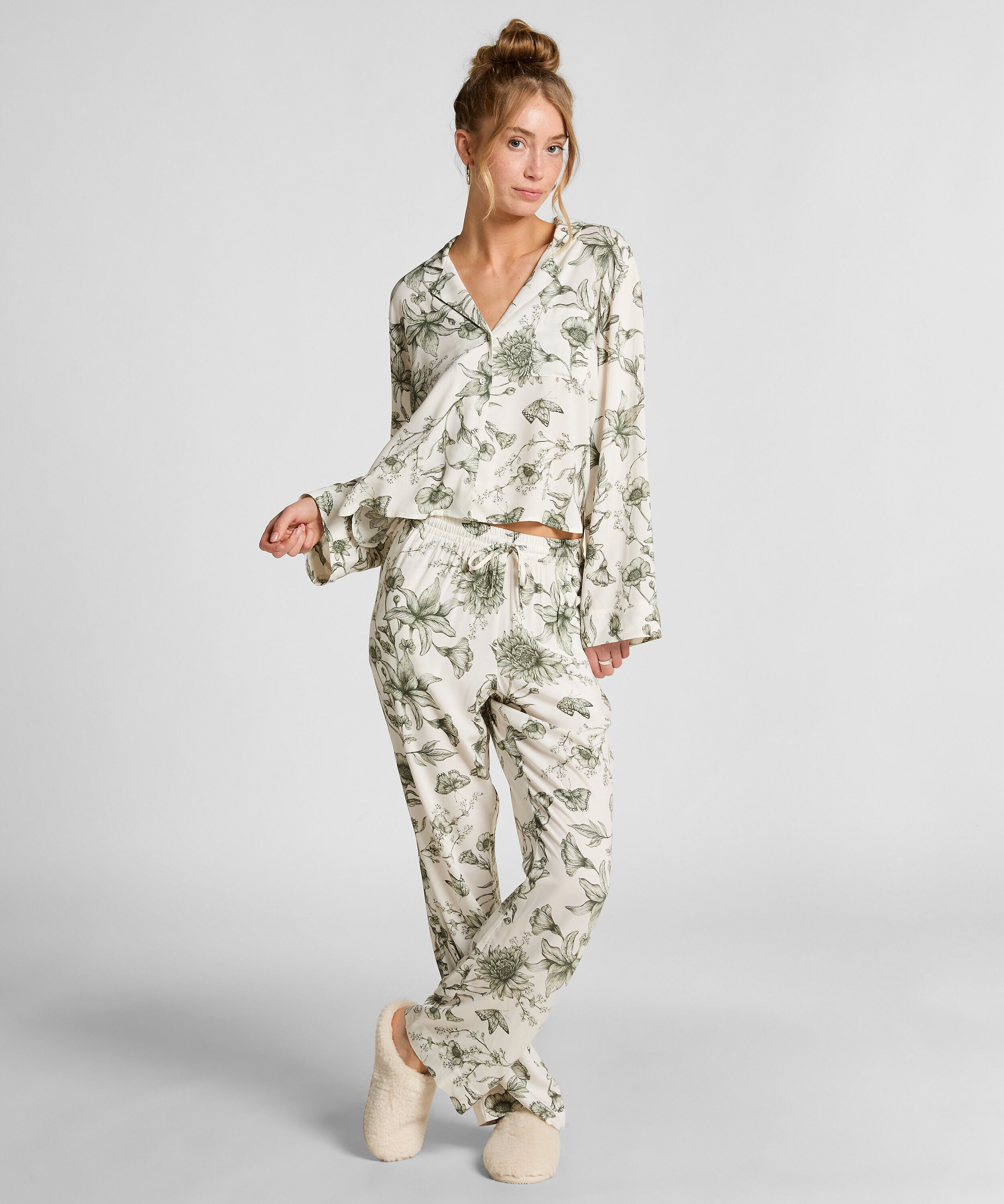Pantalon de pyjama Storylover, Blanc