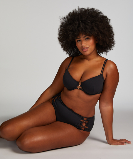 Haut de bikini Holbox, Noir