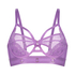 Soutien-gorge à armatures non-préformé longline Pleasure, Violet