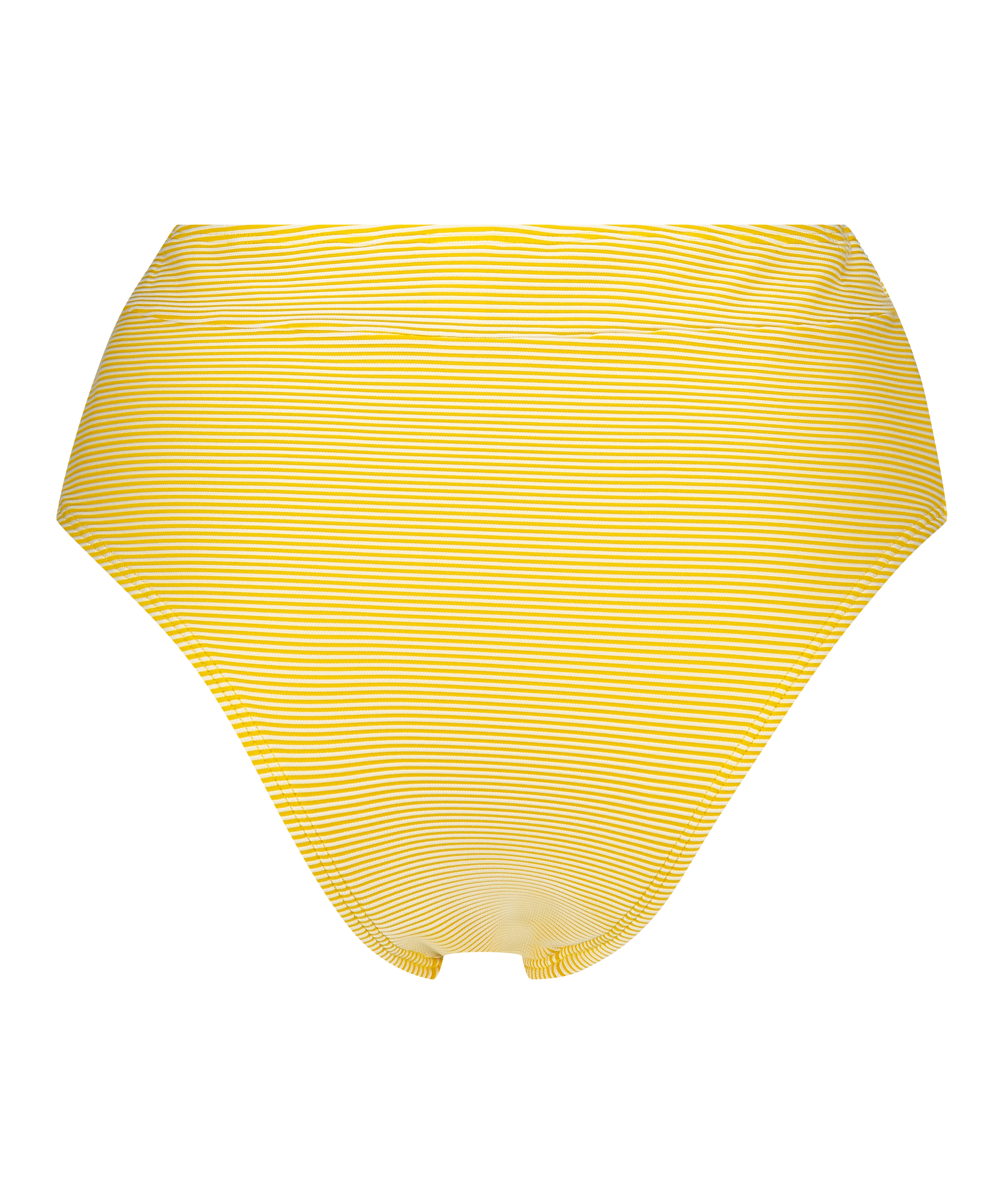 Bas de bikini coquin taille haute Carmel, Jaune, main