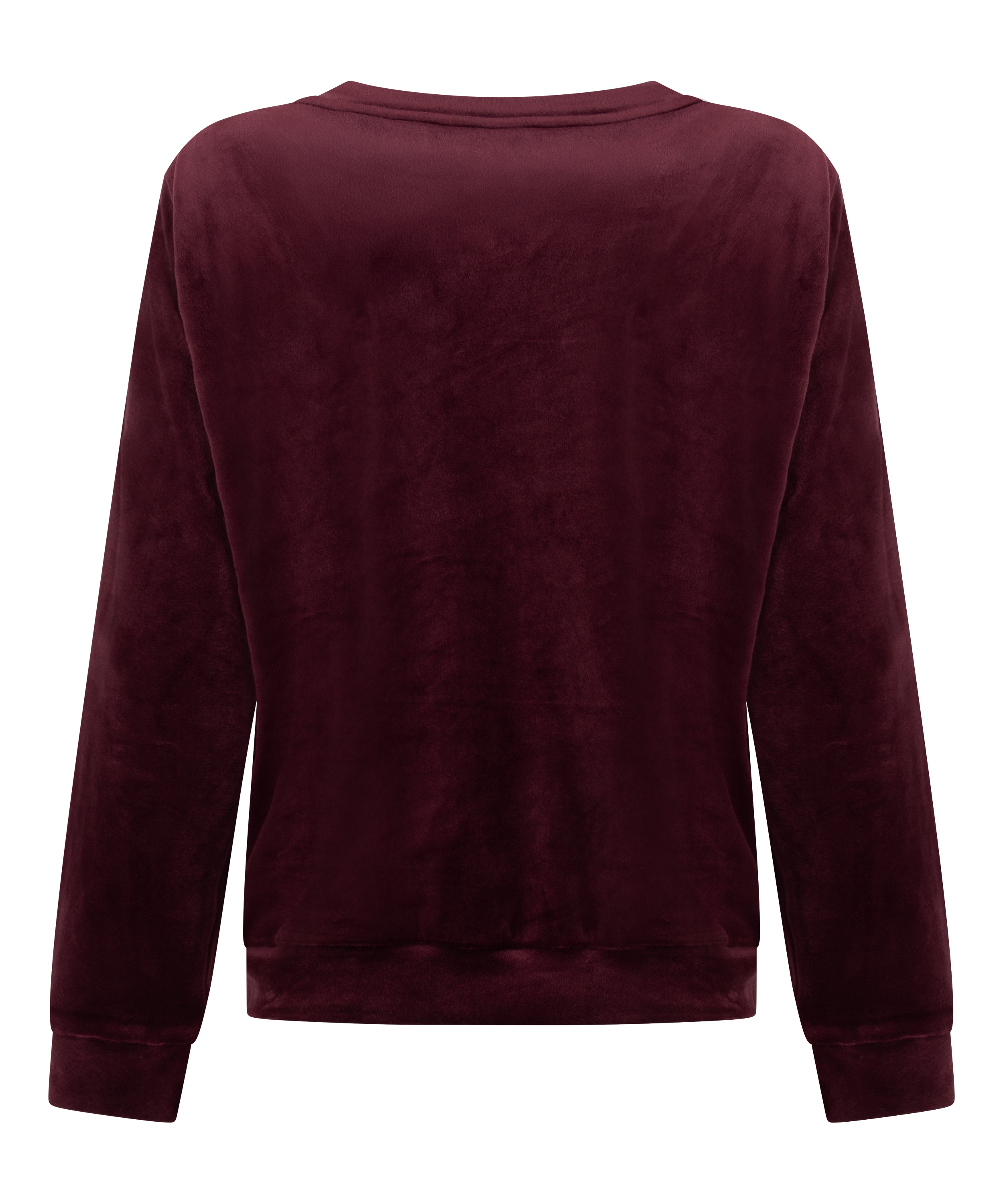 Top Velours, Rouge, main